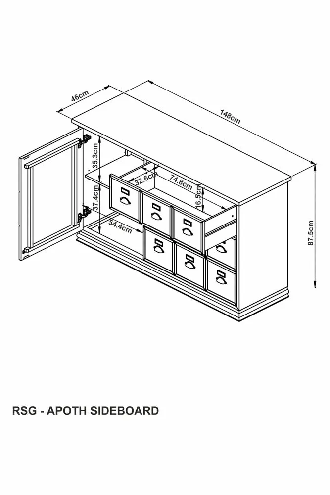 Apothecary Sideboard