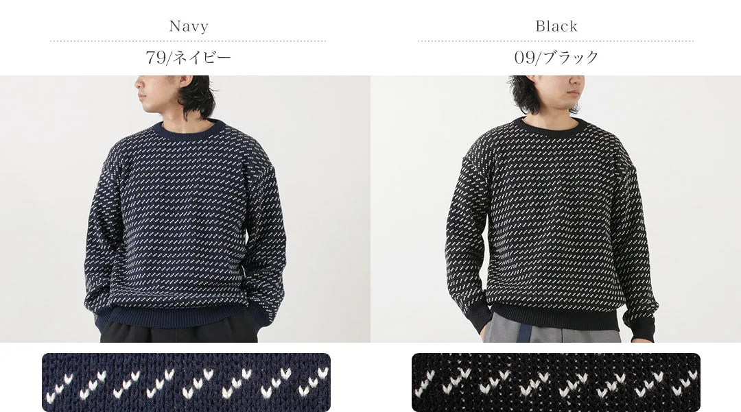 BINGHAMTON KNITTING COMPANY / Birds Eye Crew Sweater