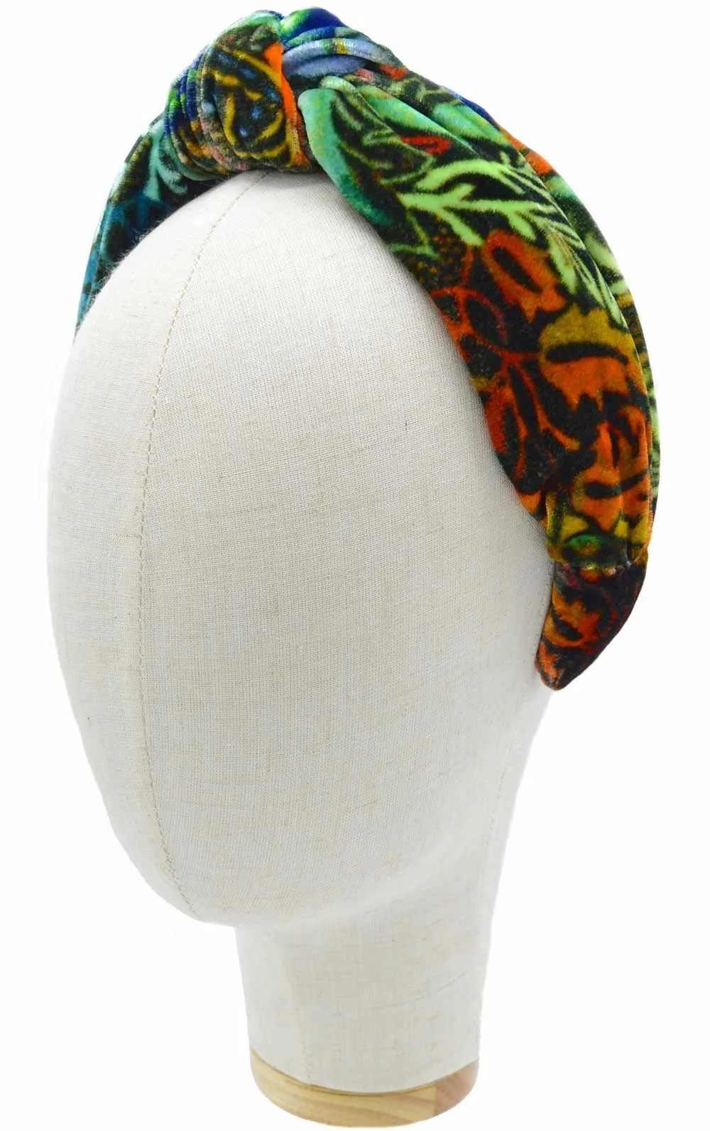 Butterfly Belle - silk velvet knot headband