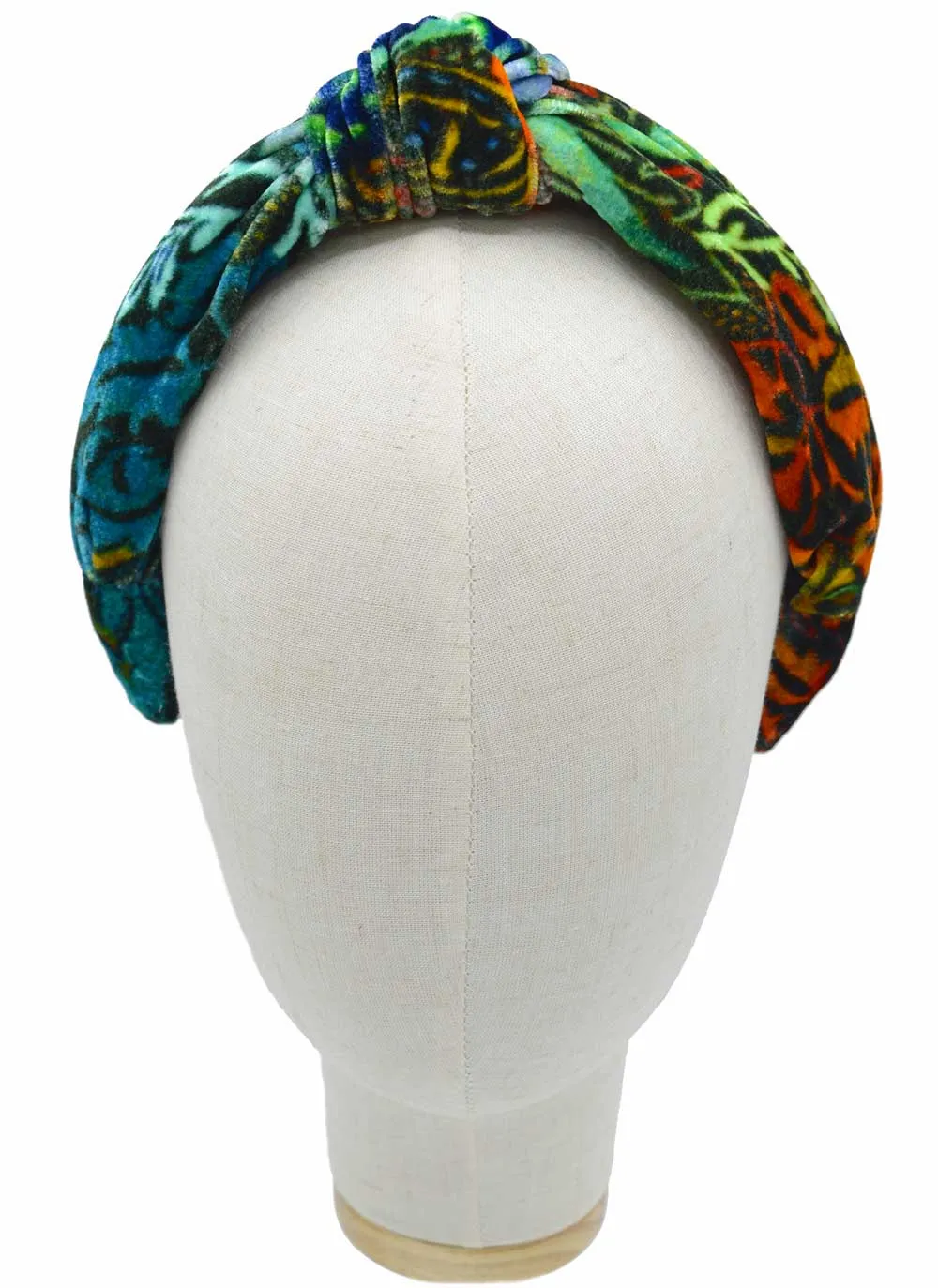 Butterfly Belle - silk velvet knot headband