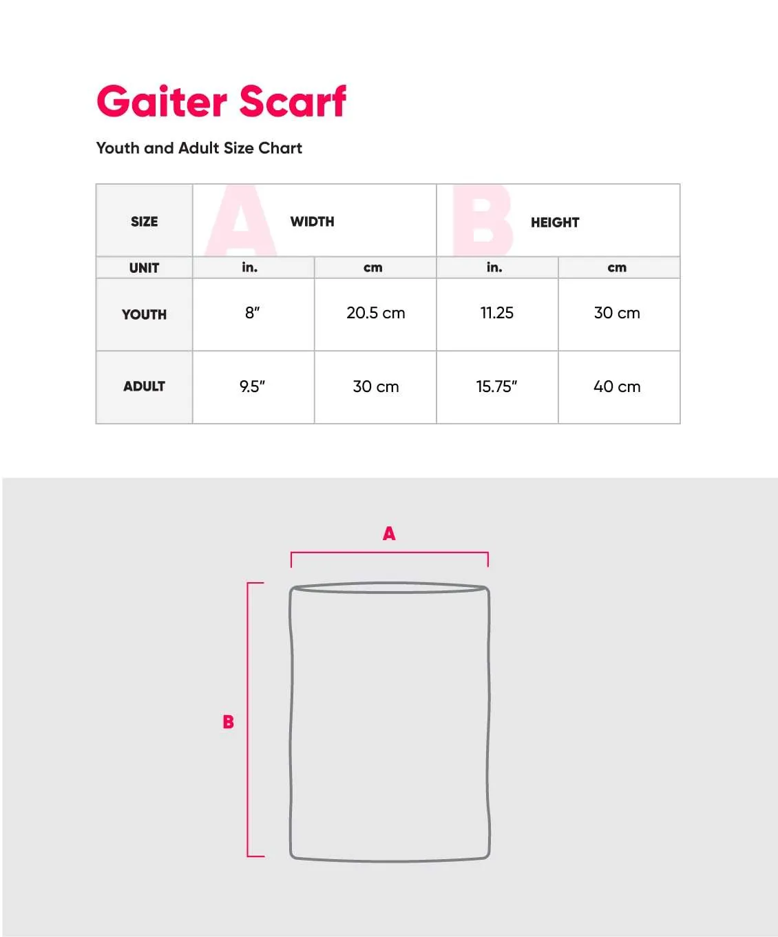 Canada Flag Gaiter Scarf