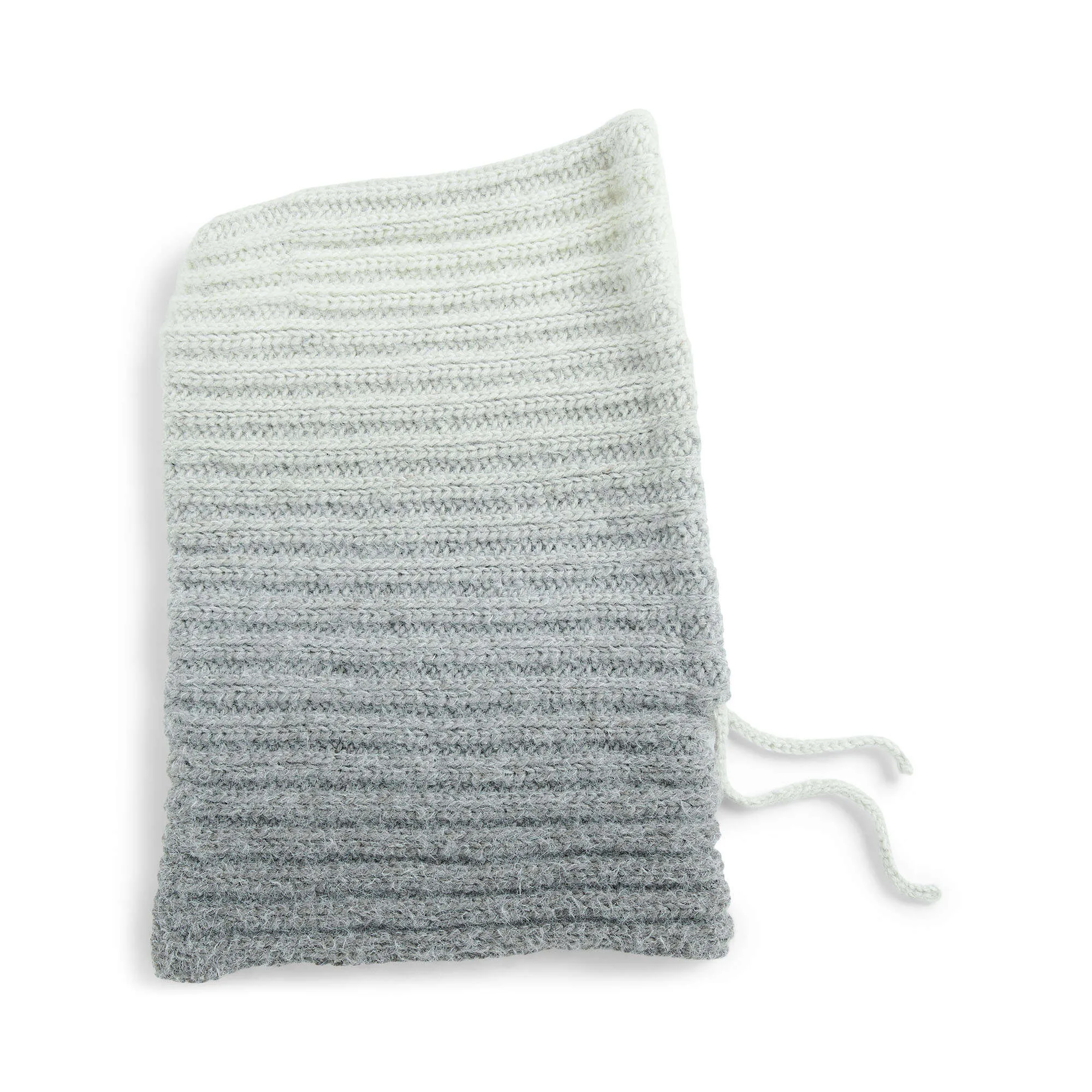 Caron Double Ribbed Crochet Hood