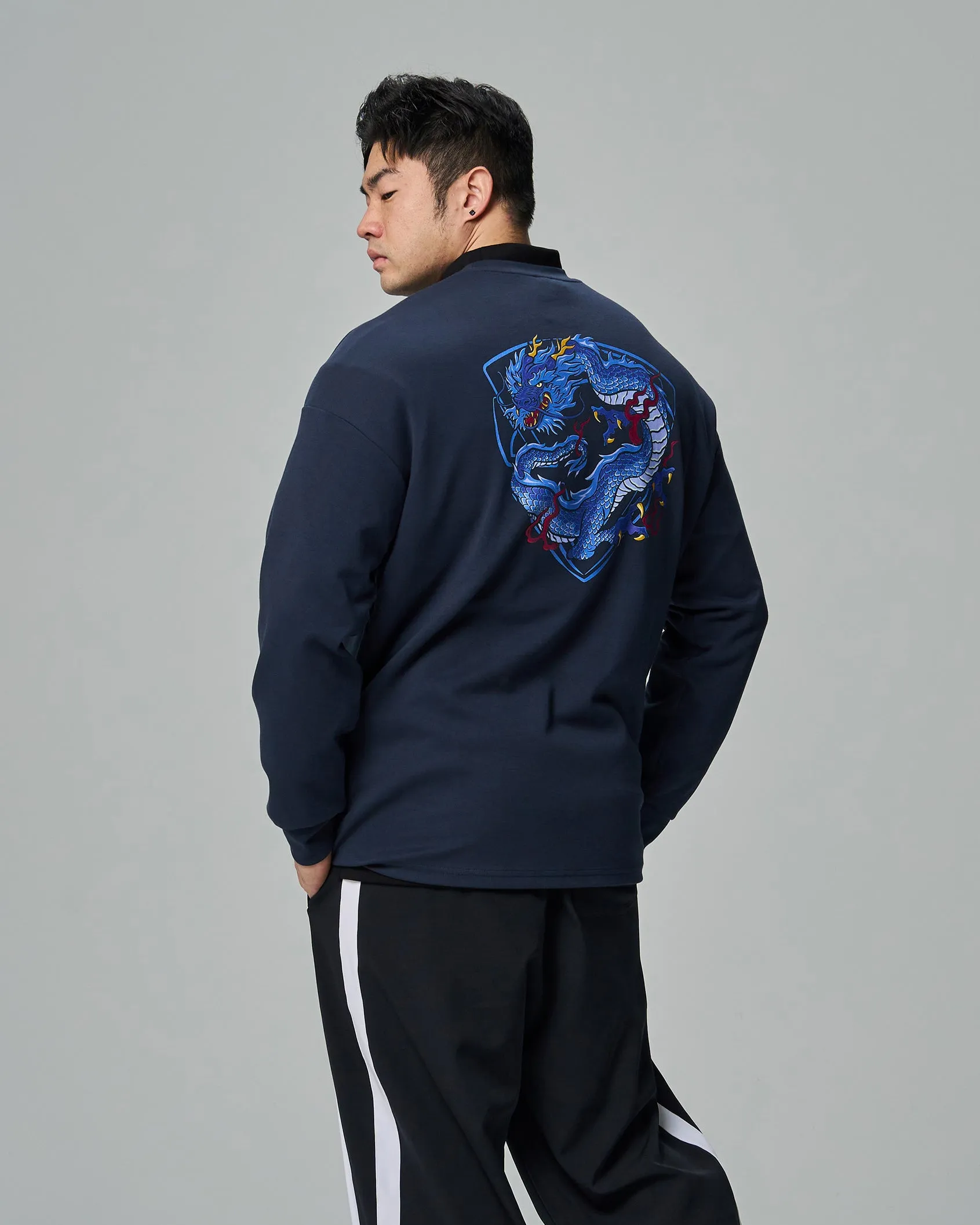 Coiled Dragon Oversized Long Sleeves