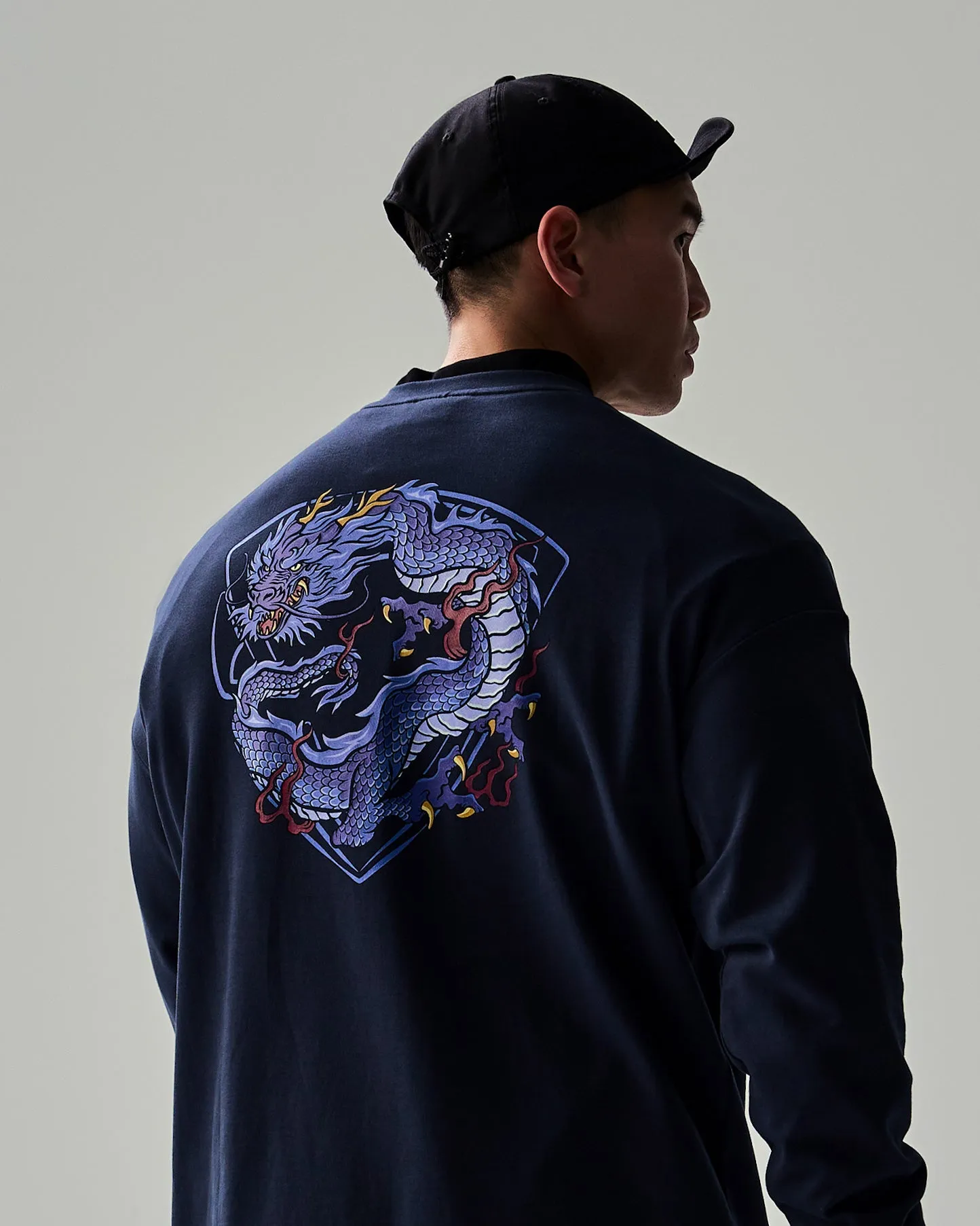 Coiled Dragon Oversized Long Sleeves