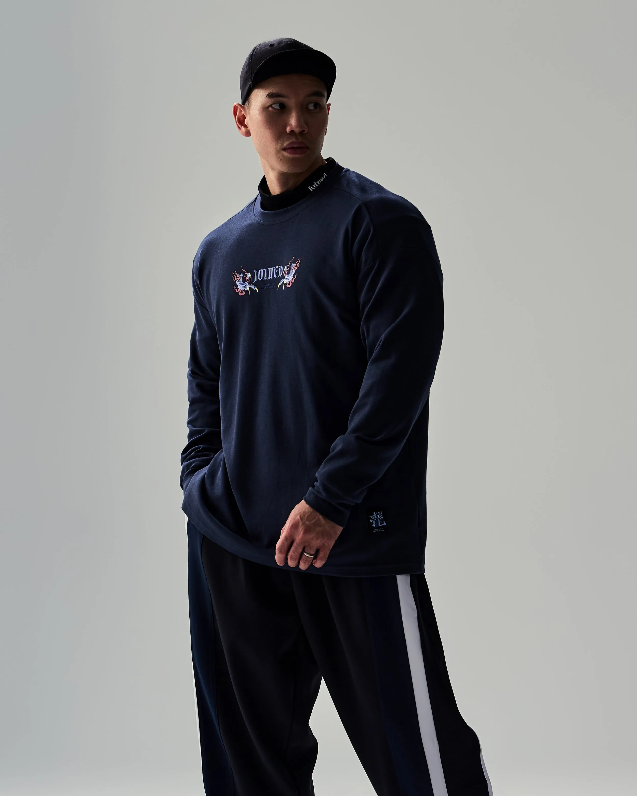 Coiled Dragon Oversized Long Sleeves