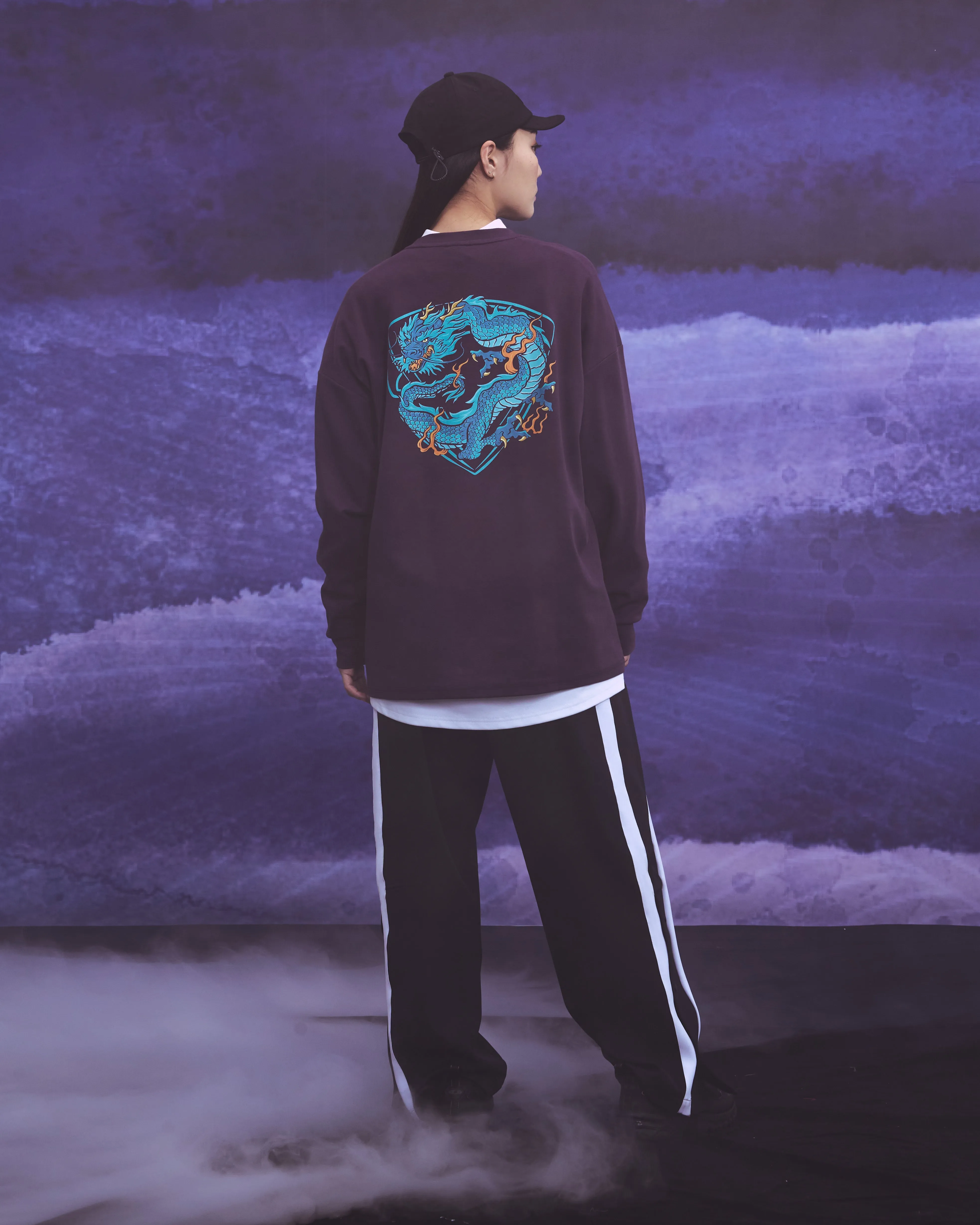Coiled Dragon Oversized Long Sleeves