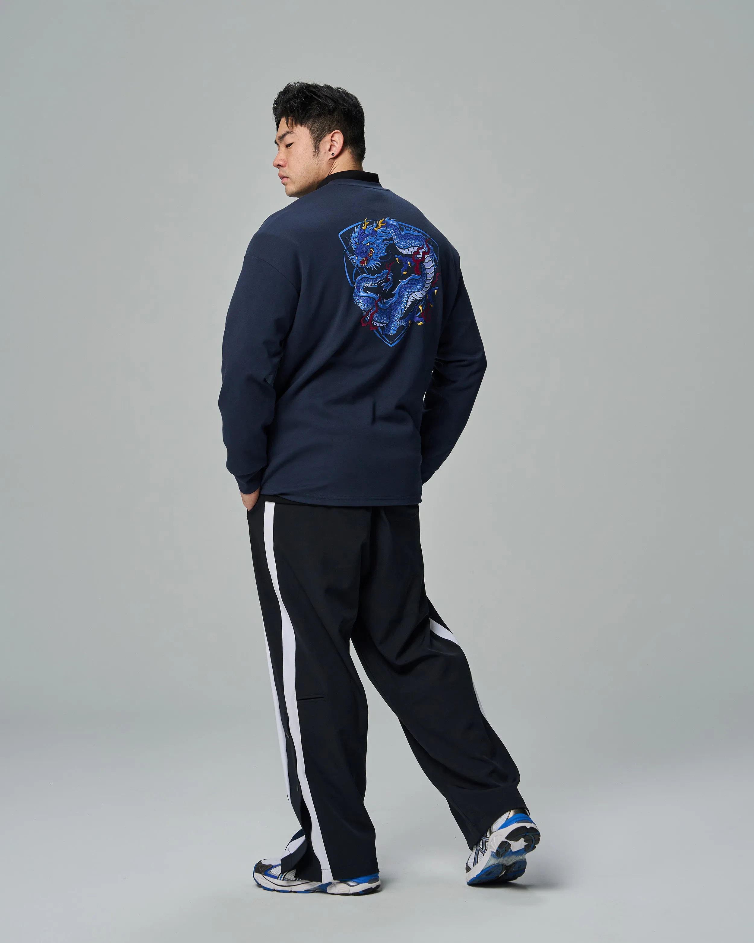 Coiled Dragon Oversized Long Sleeves