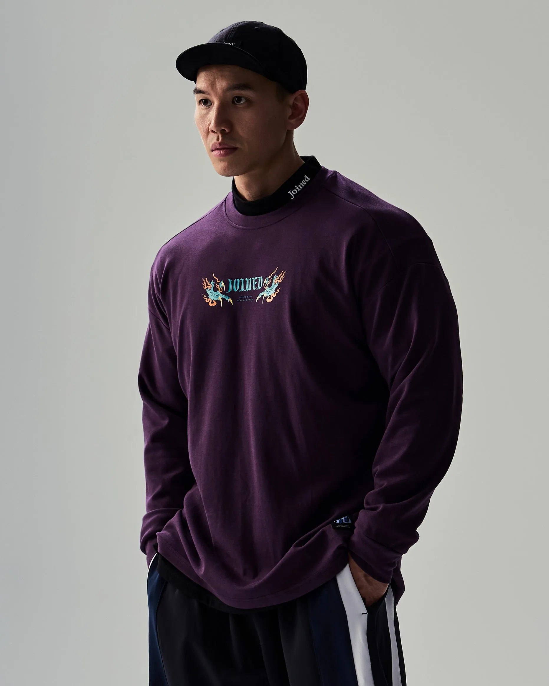 Coiled Dragon Oversized Long Sleeves