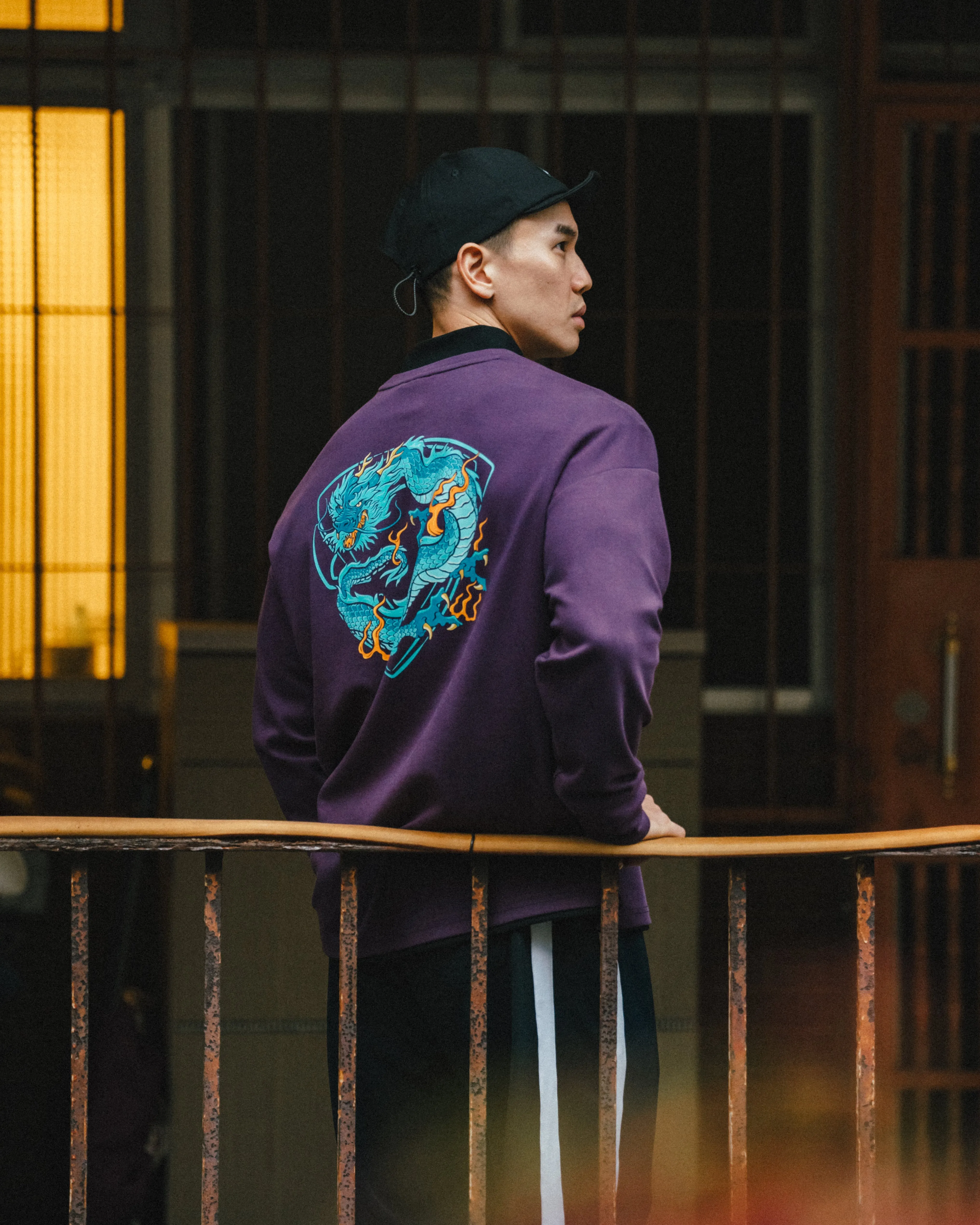 Coiled Dragon Oversized Long Sleeves