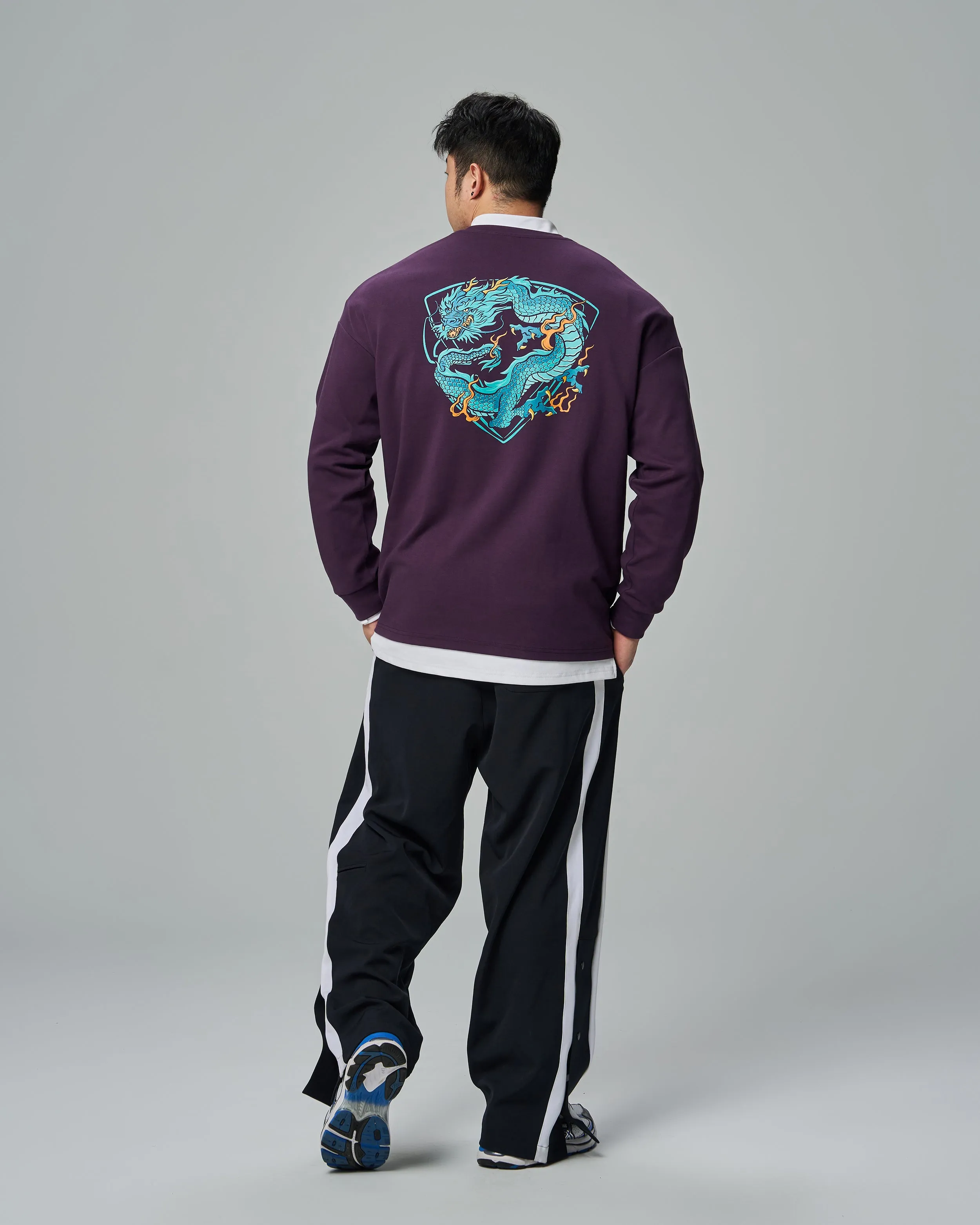 Coiled Dragon Oversized Long Sleeves