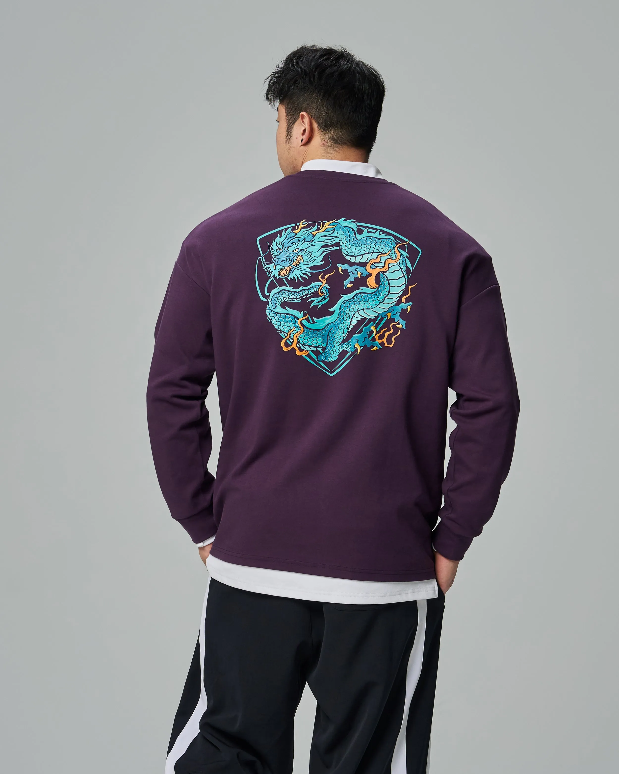 Coiled Dragon Oversized Long Sleeves