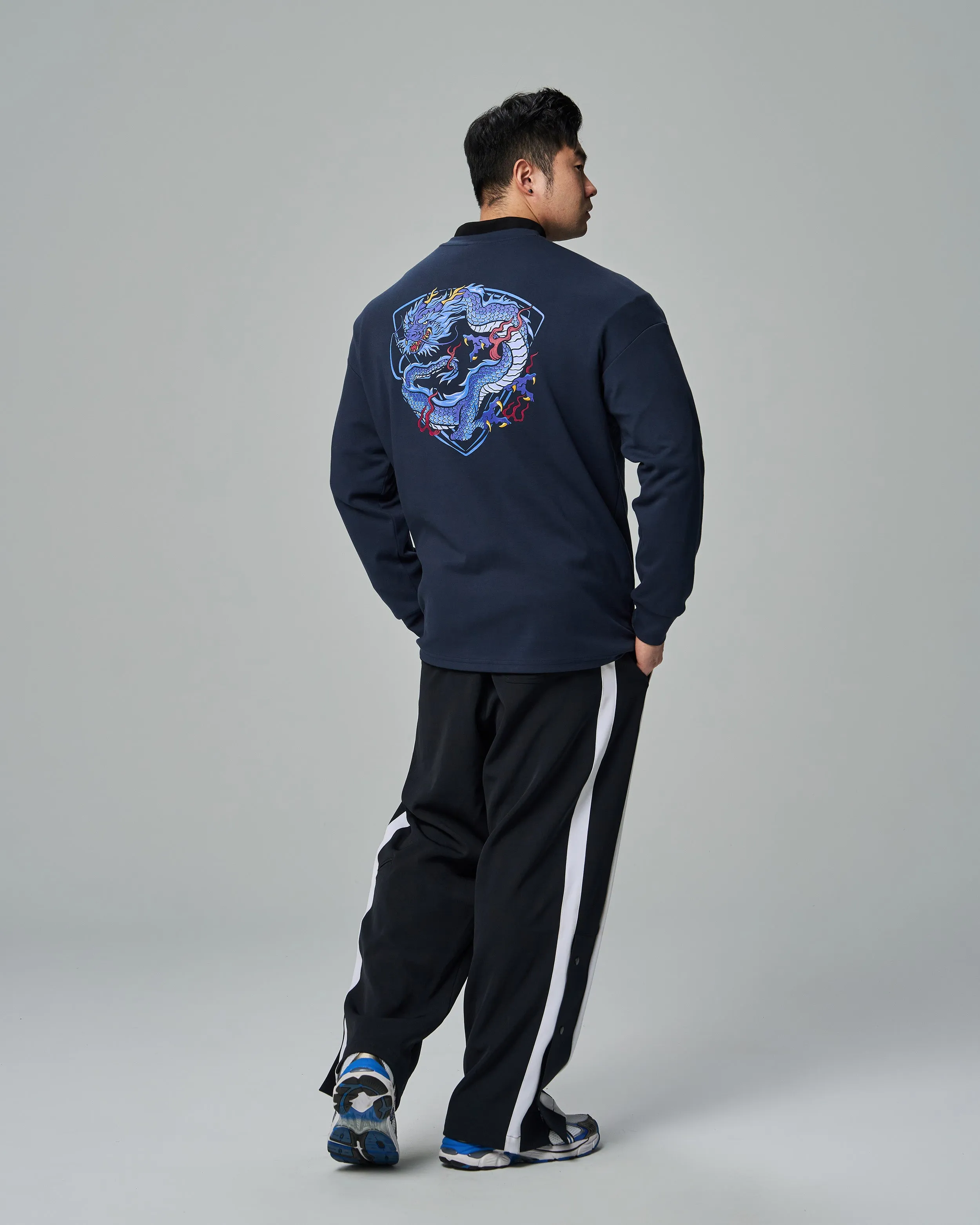 Coiled Dragon Oversized Long Sleeves