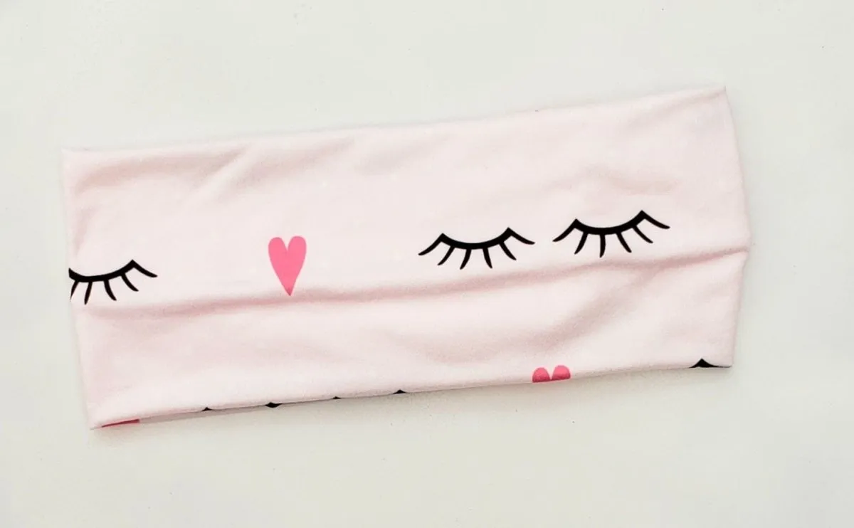 Eyelash Print Headband