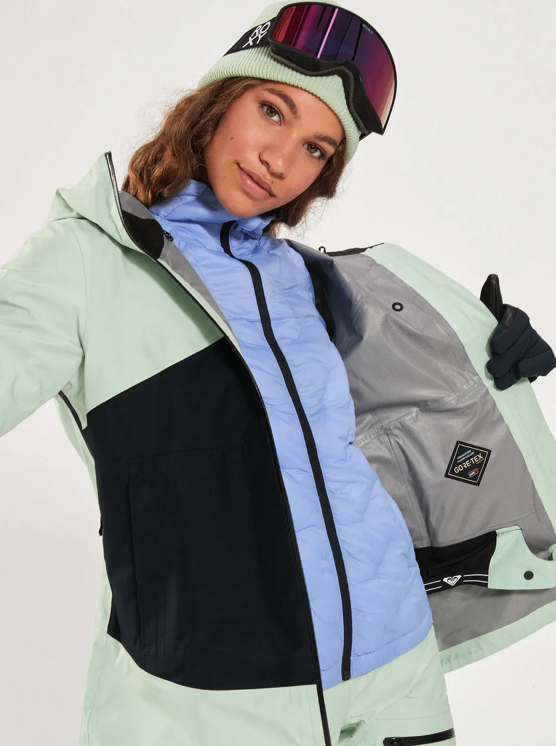 Gore-Tex® Lunalite 3L Technical Snow Jacket - Cameo Green