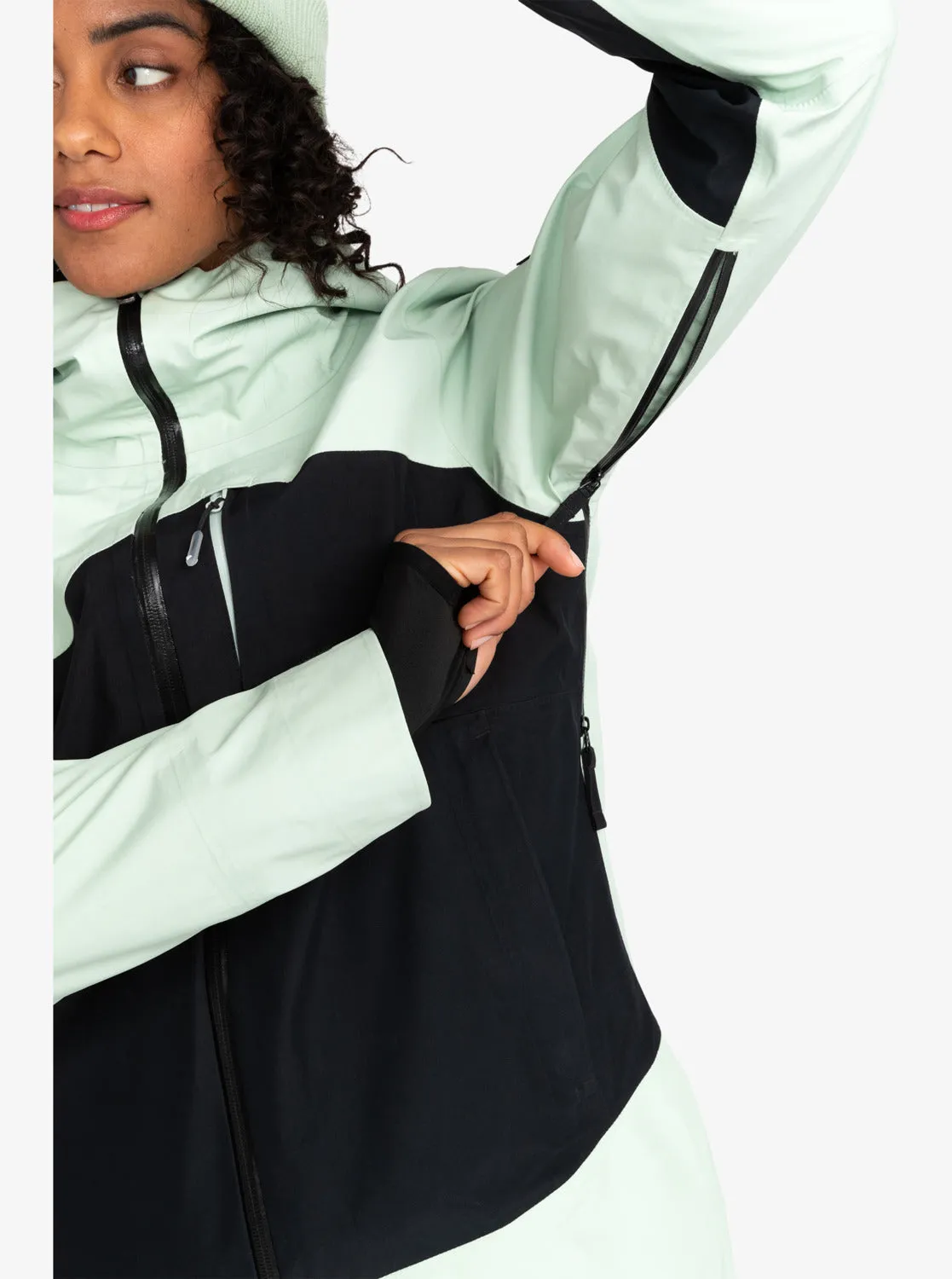 Gore-Tex® Lunalite 3L Technical Snow Jacket - Cameo Green
