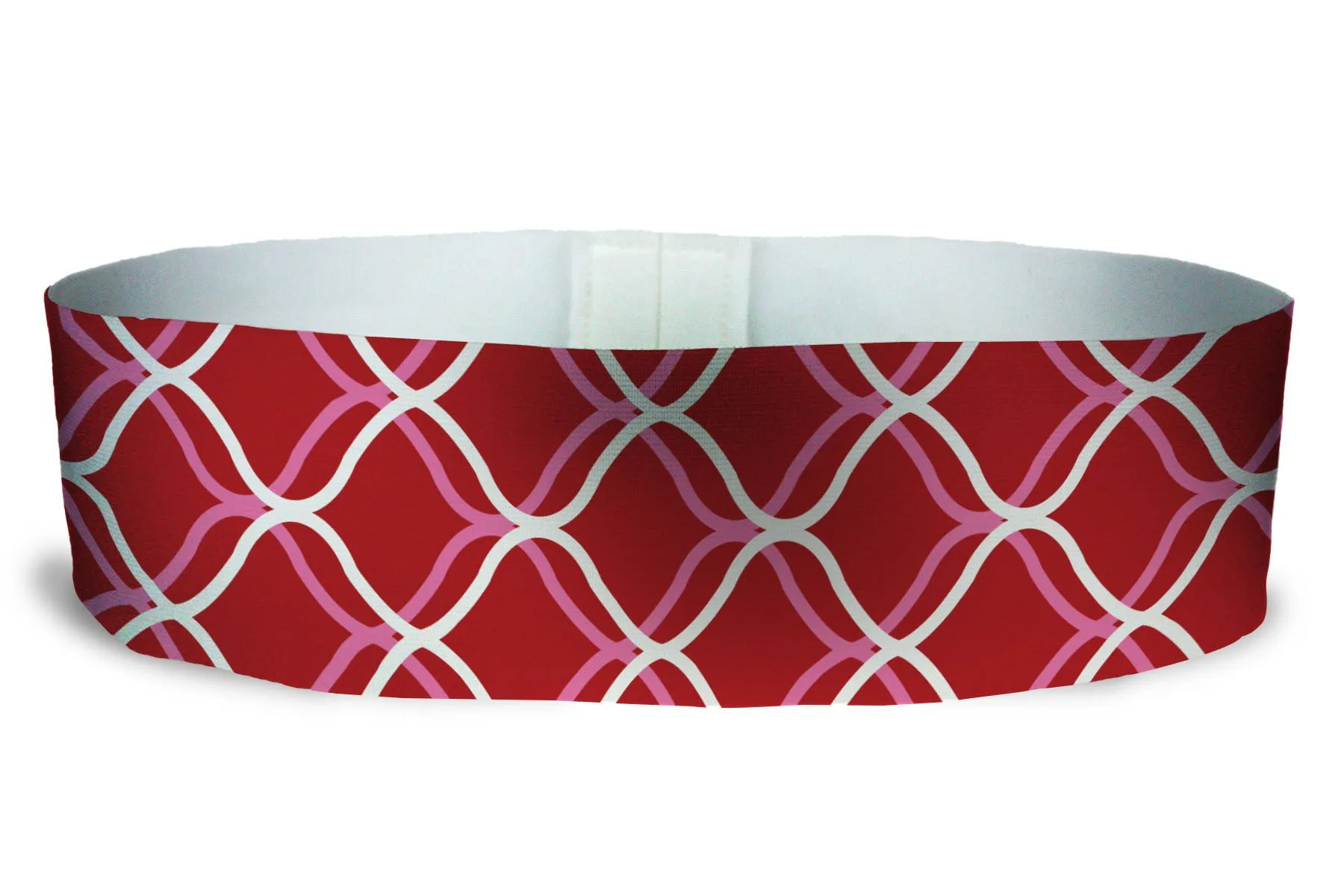 Loopty Loop Lattice Maroon Pink