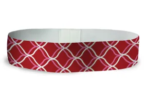 Loopty Loop Lattice Maroon Pink