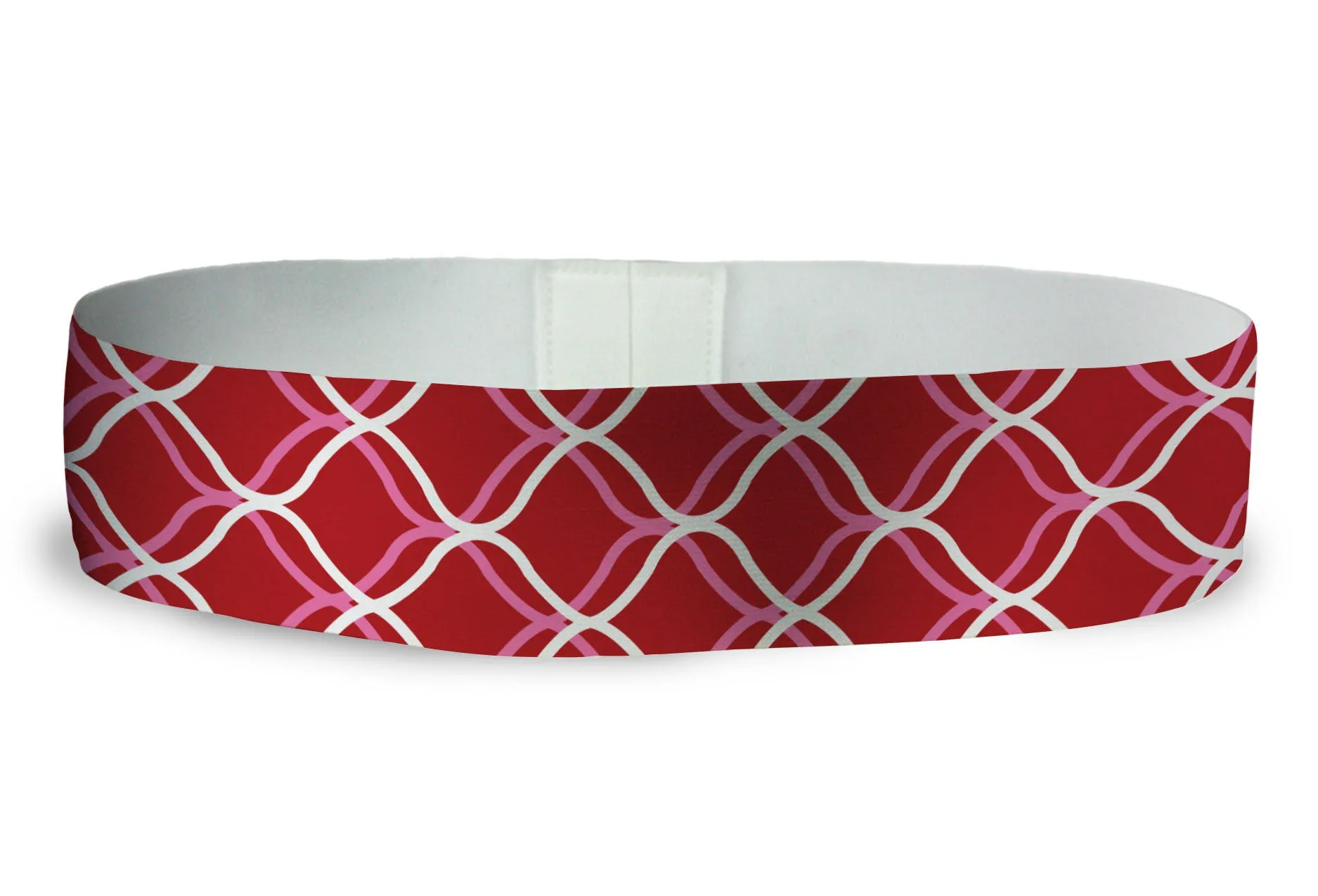 Loopty Loop Lattice Maroon Pink