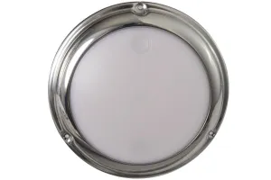 Lumitec Touch Dome White/Red LED Light Stainless Finish 12/24v