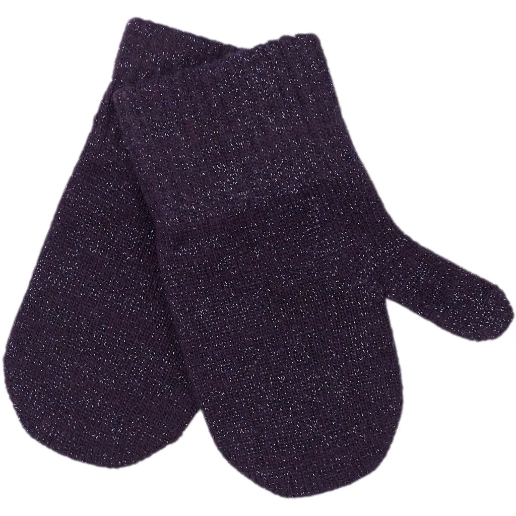 MAGIC Knitted Mittens Glitter 3 Pack - Nightshade-Chocolate Chip-Doeskin