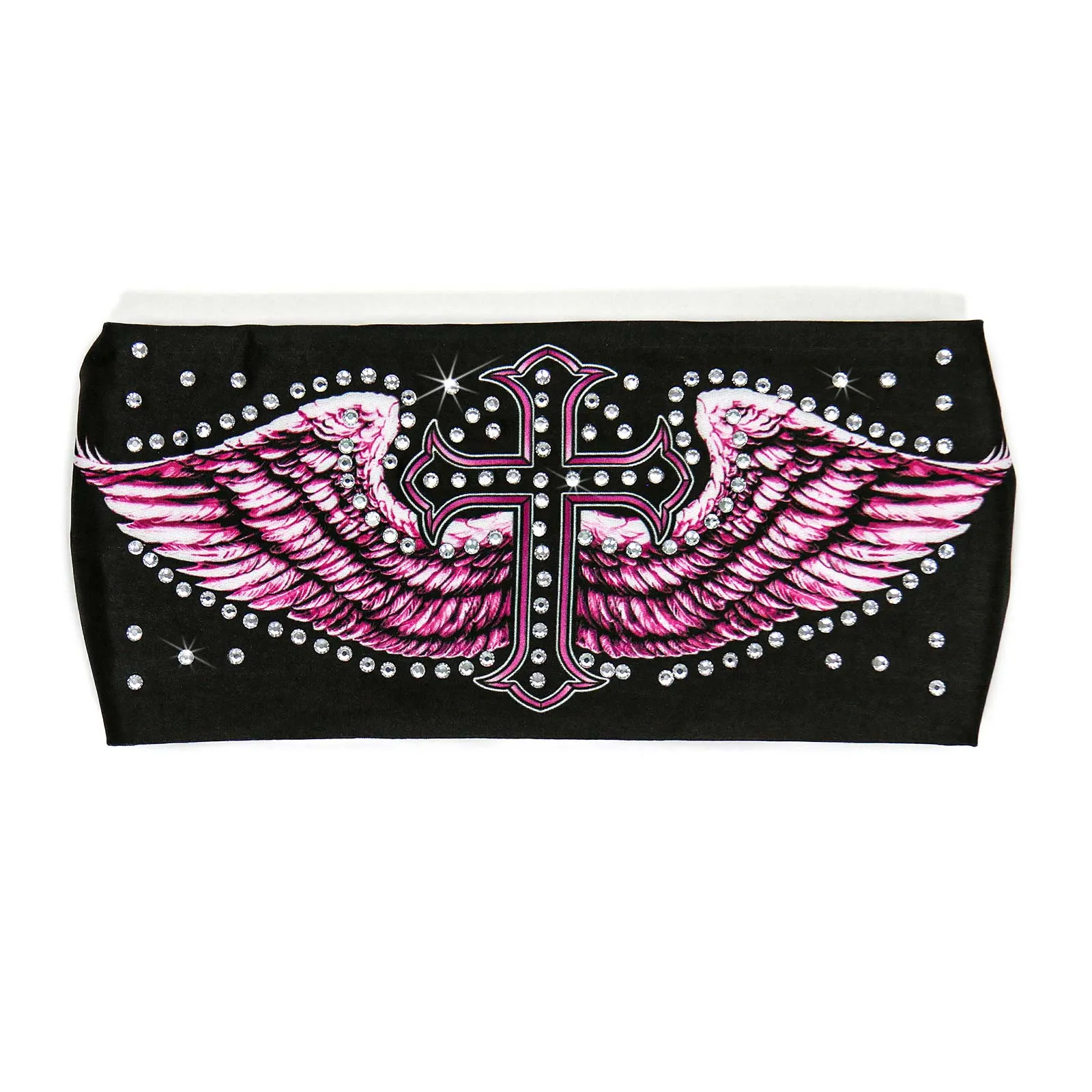 MLA8017 HEAD BAND LYCRA JERSEY CROSS WINGS ALT SUBLIM
