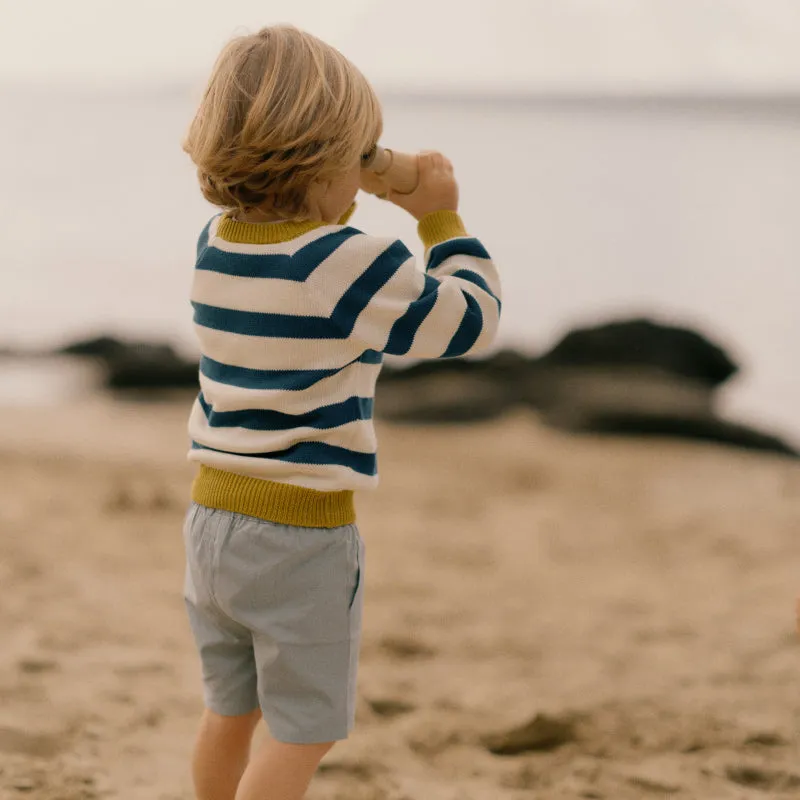Nature Baby Billy Jumper - Marine Blue Stripe