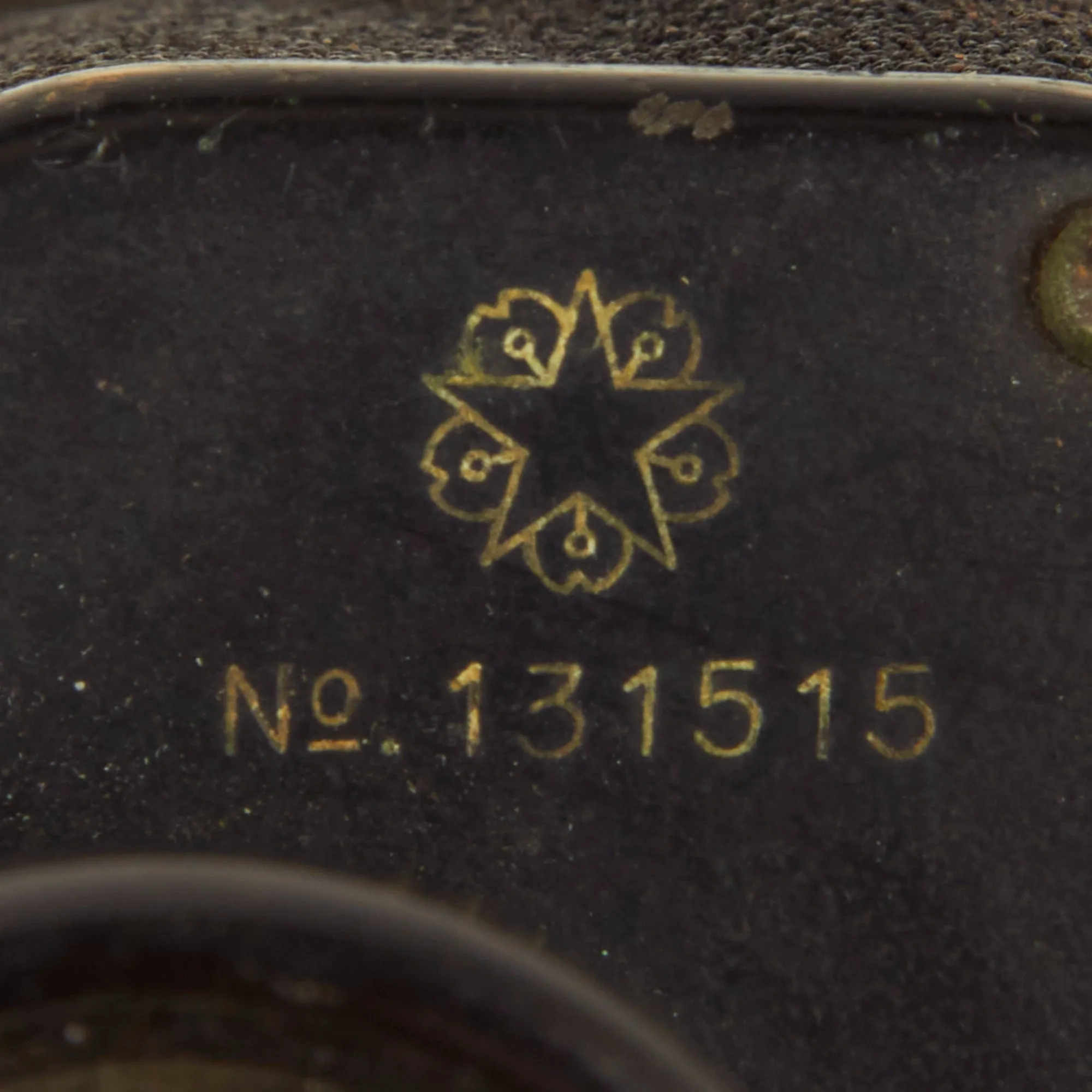 Original Japanese WWII Era 6x24 Binoculars and 7x50 Binoculars With Case Grouping - 2 Binoculars, 1 Case