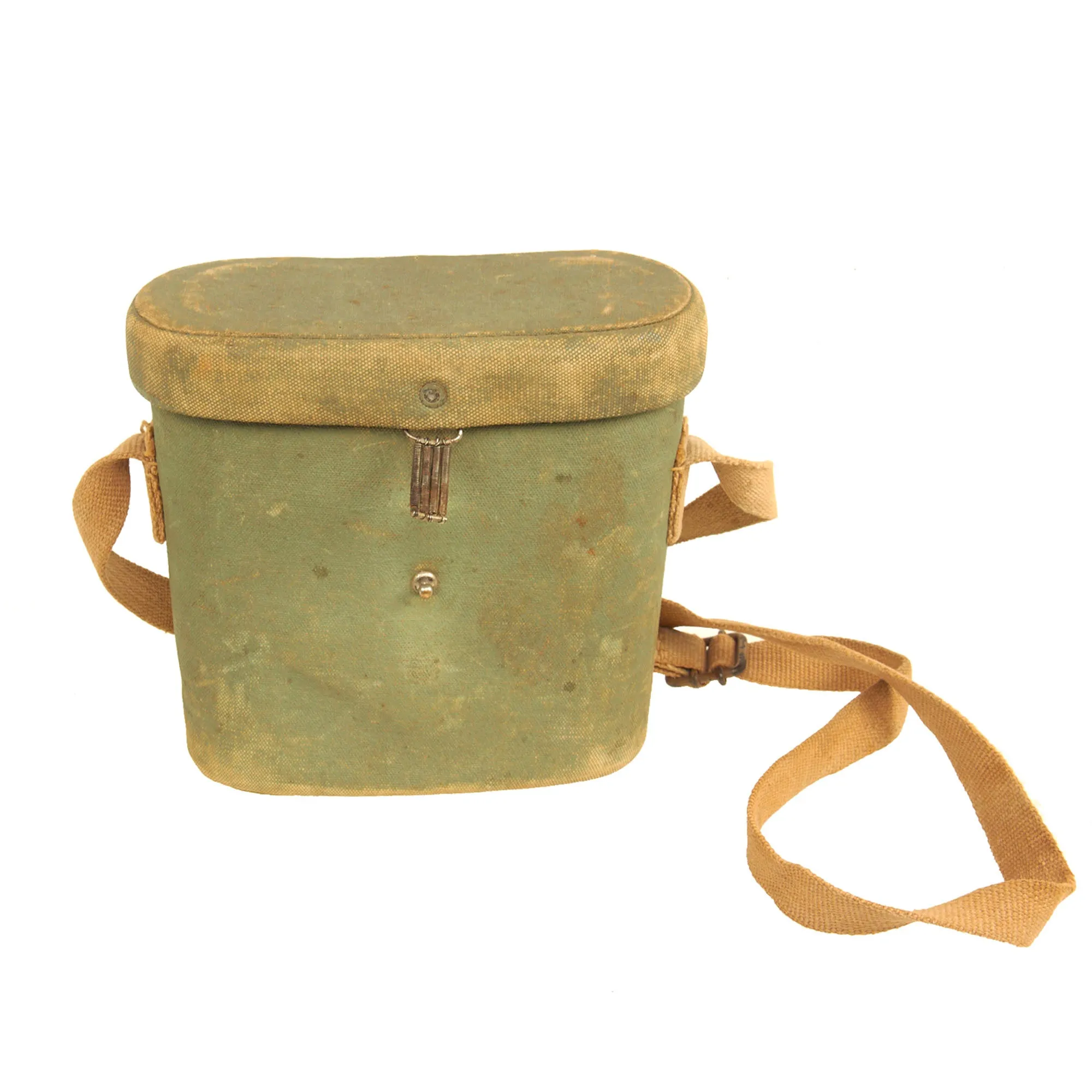 Original Japanese WWII Era 6x24 Binoculars and 7x50 Binoculars With Case Grouping - 2 Binoculars, 1 Case