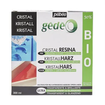 PEBEO 6 CRYSTAL RESIN BIO KIT 300ML