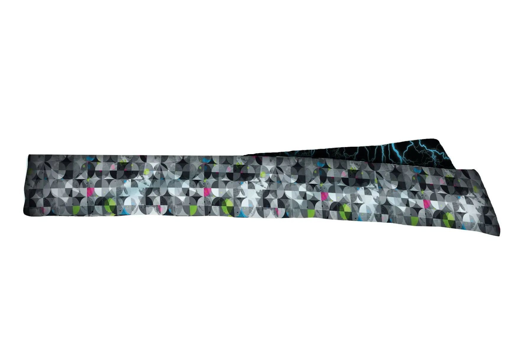 REVERSIBLE Ride The Lightning/Retro Paintballs Head Tie (SKU 3159 HTB)