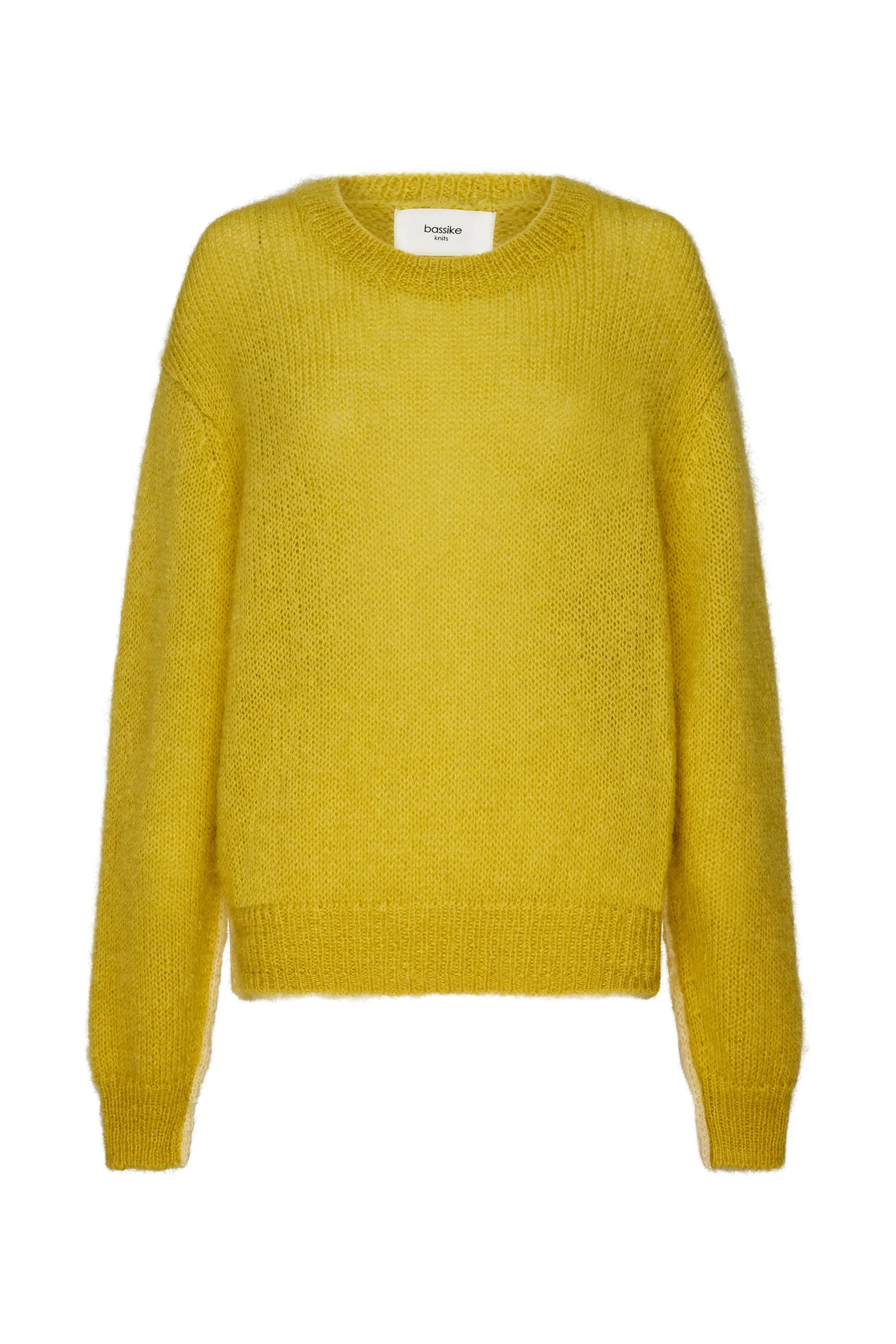 stitch detail mohair wool knit
